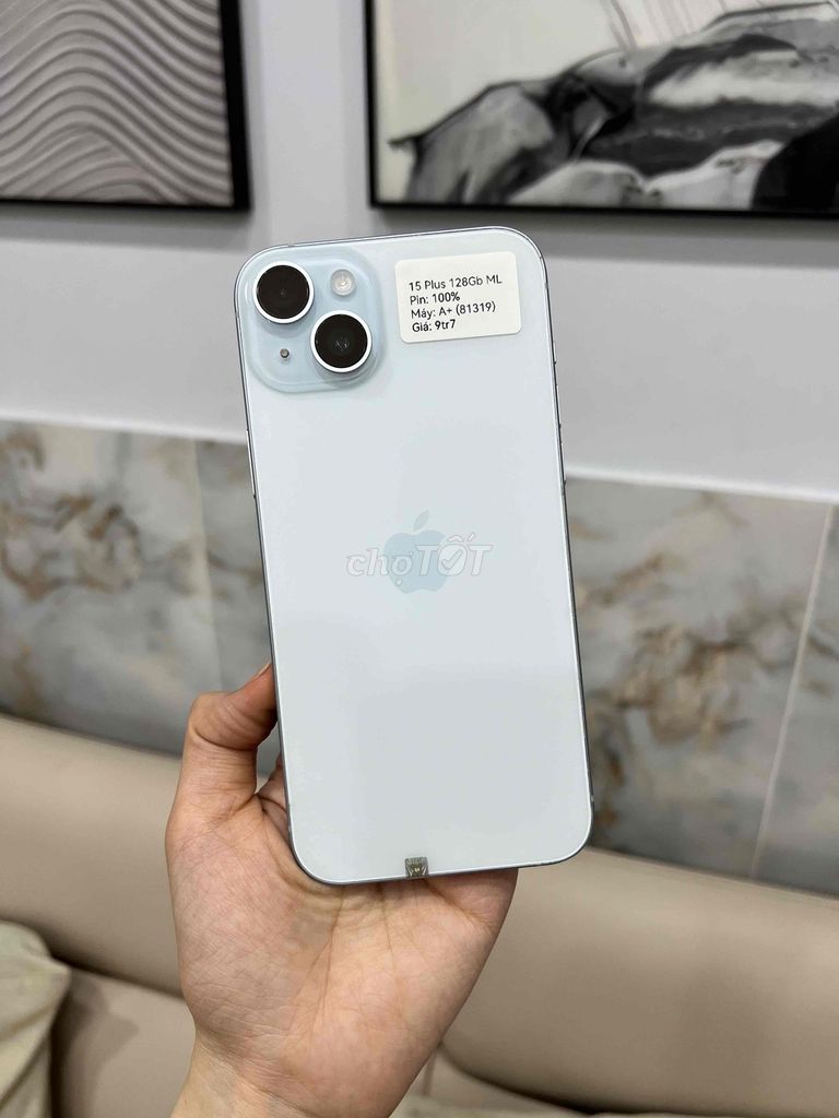Apple iPhone 15 Plus 128GB Blue Màn OLED. Mua bán Điện thoại tại Huyện Hóc Môn Tp Hồ Chí Minh được đăng bởi SIRI STORE HCM hình 1