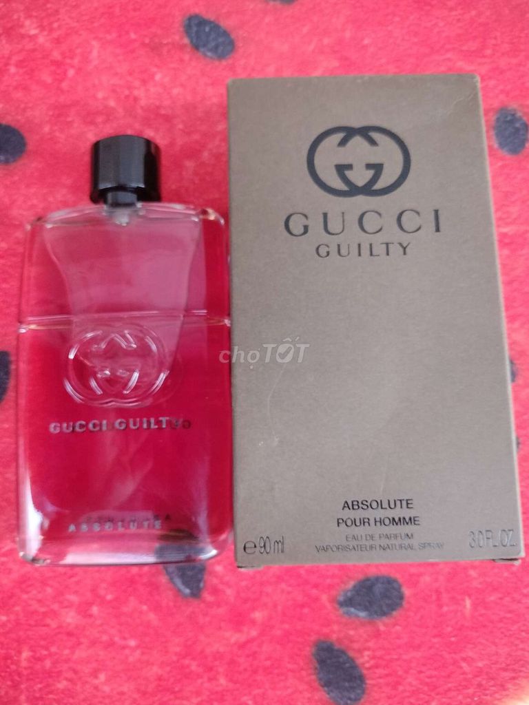Nước hoa Gucci Guilty Absolute Nam. Mua bán Nước hoa tại Thành phố Thủ Đức Tp Hồ Chí Minh được đăng bởi TAM HOANG  hình 1