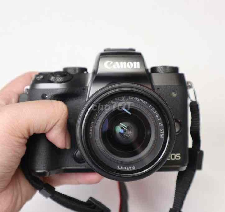 Máy ảnh Canon M5 Đen Like new. Mua bán Máy ảnh, Máy quay tại Quận Bình Tân Tp Hồ Chí Minh được đăng bởi Camera của tui hình 1