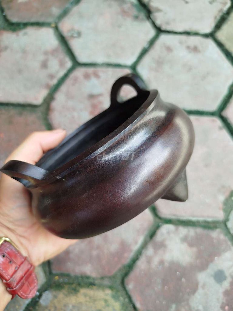 Lư hương Đồng Cổ xưa Nâu. Mua bán Đồ sưu tầm, đồ cổ tại Huyện Đoan Hùng Phú Thọ được đăng bởi Phong nguyễn hình 1