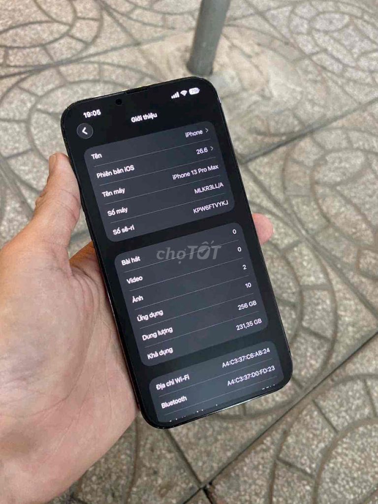 Apple iPhone 13 Pro Max 256g lock Đã fix xanh. Mua bán Điện thoại tại Quận Ninh Kiều Cần Thơ được đăng bởi phước sang hình 1