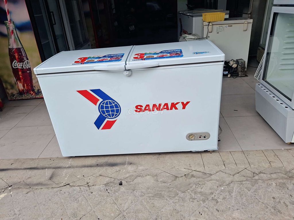 Tủ đông Sanaky 2 ngăn Trắng. Mua bán Tủ lạnh tại Huyện Hóc Môn Tp Hồ Chí Minh được đăng bởi Điện Lạnh Huy Hoàng hình 1