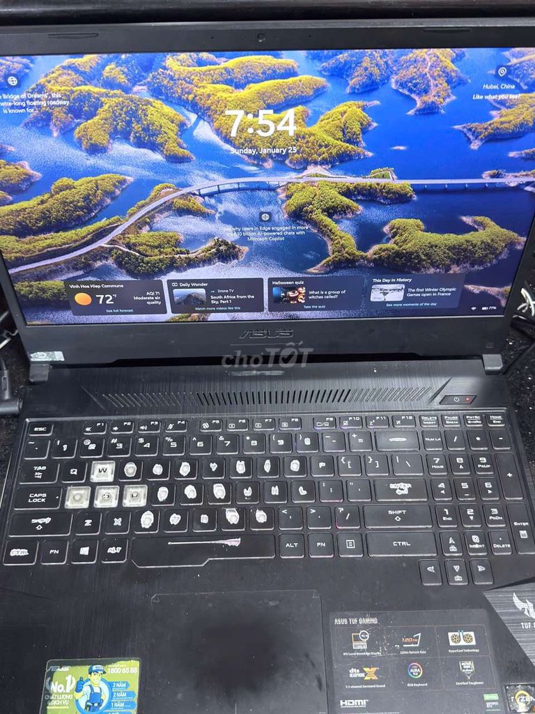 ASUS TUF Gaming FX505DU 16GB. Mua bán Laptop tại Thành phố Rạch Giá Kiên Giang được đăng bởi Nhật Huy hình 1