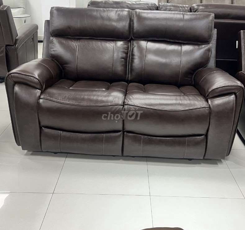 Sofa thư giãn chỉnh điện da bò