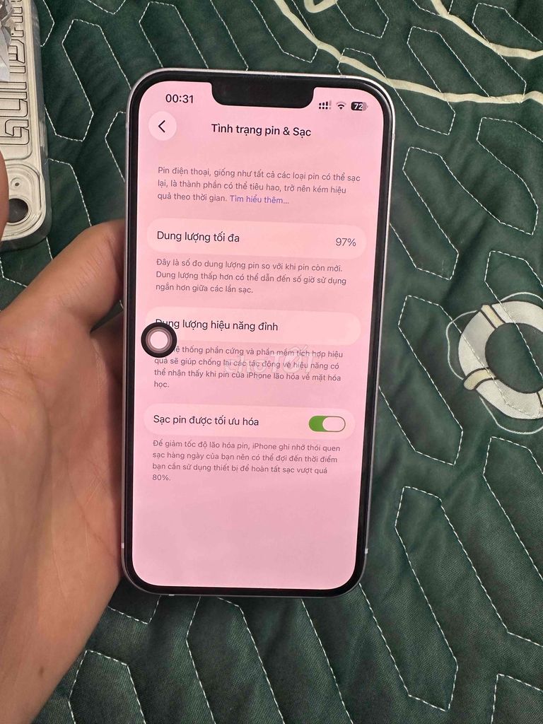 Apple iPhone 14 256GB Tím Đã thay màn hình. Mua bán Điện thoại tại Quận Đống Đa Hà Nội được đăng bởi Nguyễn Chiến hình 1