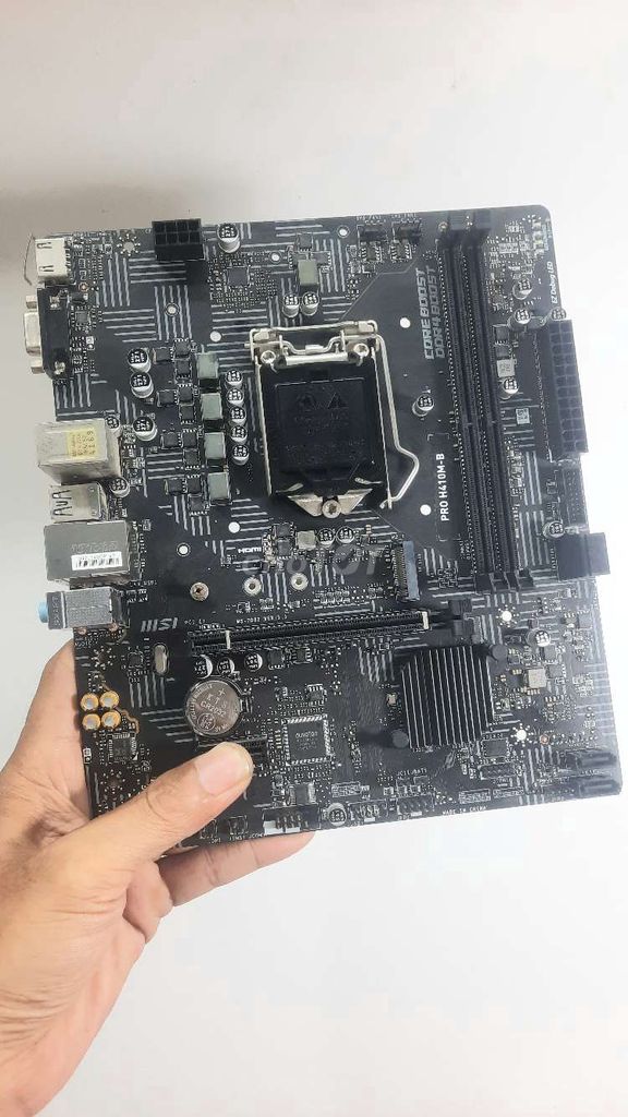 Bo mạch chủ MSI H410. Mua bán Linh kiện (RAM, Card...) tại Quận Bình Thạnh Tp Hồ Chí Minh được đăng bởi 609 PC hình 1