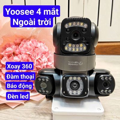 Camera Yoosee 4 mắt, xem 3 màn hình. Mua bán Máy ảnh, Máy quay tại Quận Thanh Khê Đà Nẵng được đăng bởi Camera Phi Vũ