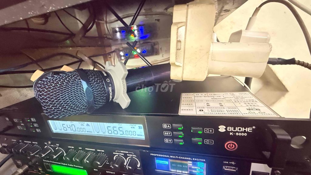 Micro Baier 9700 Kim loại Tím Tự ngắt,Col neo lụa. Mua bán Tivi, Âm thanh tại Quận 3 Tp Hồ Chí Minh được đăng bởi Truong Quyền hình 1