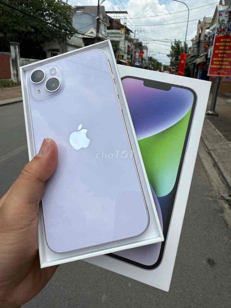 iPhone 14 Plus 128G Tím FULLBOX keng BH 12/2024. Mua bán Điện thoại tại Quận 10 Tp Hồ Chí Minh được đăng bởi iStockHCM hình 1