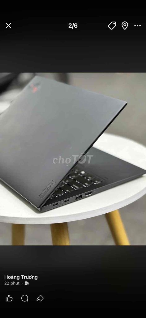 Lenovo ThinkPad X1 Carbon Gen 9 i7 14 inch 16GB/25. Mua bán Laptop tại Thành phố Biên Hòa Đồng Nai được đăng bởi TRƯƠNG HUY HOÀNG hình 1