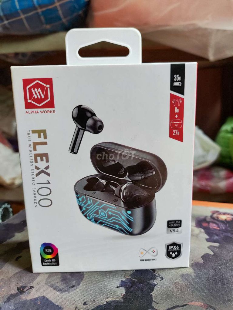 Tai nghe Alpha Works FLEX 100 - TRONICS. Mua bán Tivi, Âm thanh tại Quận 5 Tp Hồ Chí Minh được đăng bởi Cam Phu hình 1