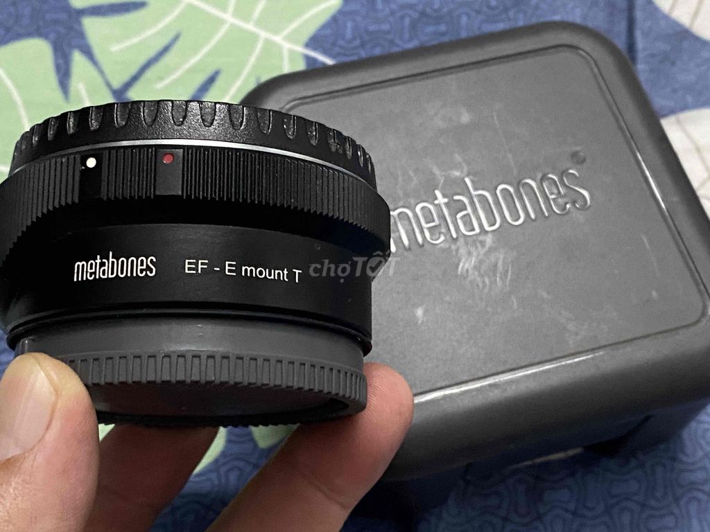 Ngàm Metabones 5 , EF-E giúp xài lesns Canon -Sony