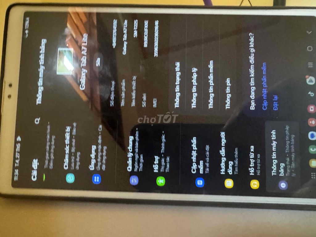 Samsung Galaxy Tab A7 Lite 8.7 inch 32GB. Mua bán Máy tính bảng tại Huyện Tam Đảo Vĩnh Phúc được đăng bởi Anh chiến hình 1