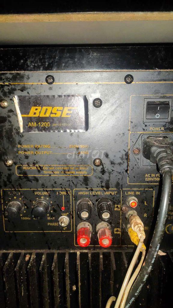 Loa siêu trầm Bose AM-1200 Đen Đã sử dụng. Mua bán Tivi, Âm thanh tại Quận Ninh Kiều Cần Thơ được đăng bởi Nhi Trần hình 1