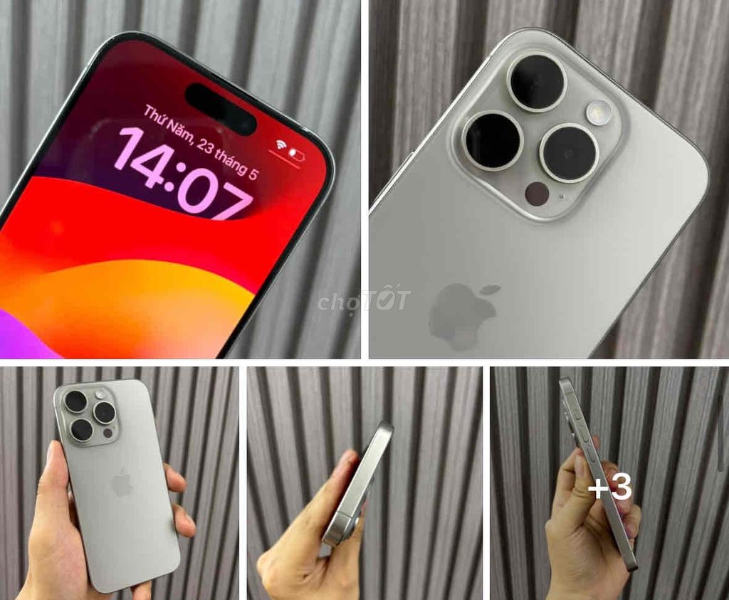 iPhone 15 Pro FULLBOX Titan NEW CHẤT APPLE 02/2025. Mua bán Điện thoại tại Quận Thanh Xuân Hà Nội được đăng bởi Nguyễn Huy Dũng hình 1
