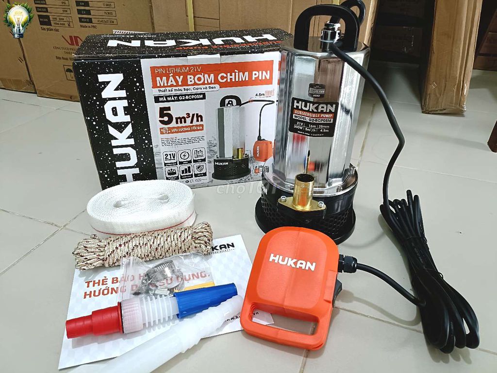 Máy bơm chìm pin Hukan G2-BCP05M. Mua bán Đồ chuyên dụng, Giống nuôi trồng tại Thành phố Rạch Giá Kiên Giang được đăng bởi Nhã Đan hình 1