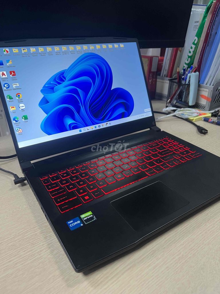 MSI Katana GF66 11UC i7 16GB SSD512Gb RTX 3050 Đen. Mua bán Laptop tại Huyện Thanh Trì Hà Nội được đăng bởi Nam Nguyễn hình 1