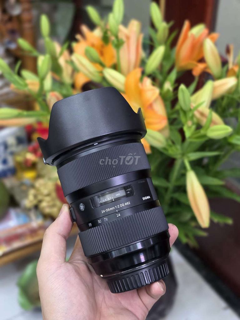 Ống kính Sigma 24-35 F2 Art. Mua bán Máy ảnh, Máy quay tại Quận Hai Bà Trưng Hà Nội được đăng bởi Máy Ảnh Tốt MAYANHTOT hình 1