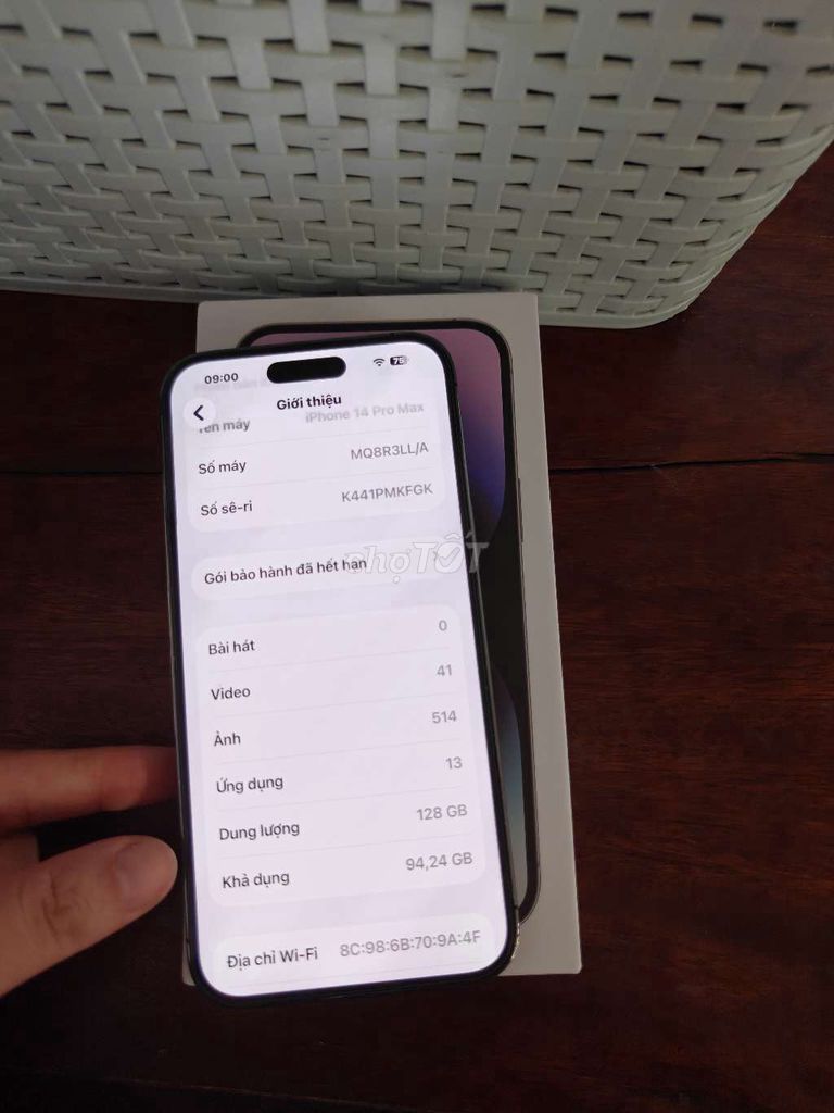 Apple iPhone 14 Pro Max 128GB Tím. Mua bán Điện thoại tại Quận Kiến An Hải Phòng được đăng bởi V A hình 1