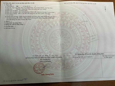 Chính chủ Bán nhà Hoà Thành - Tây Ninh