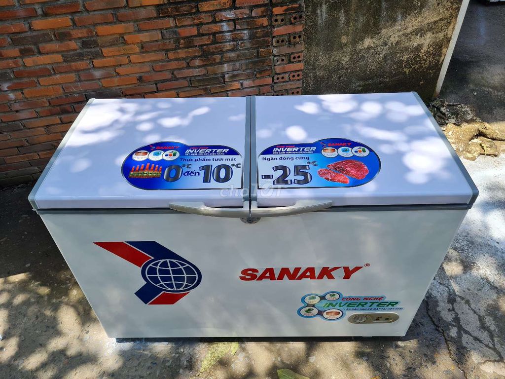 Tủ đông mát sanaky 2 chế độ 350L