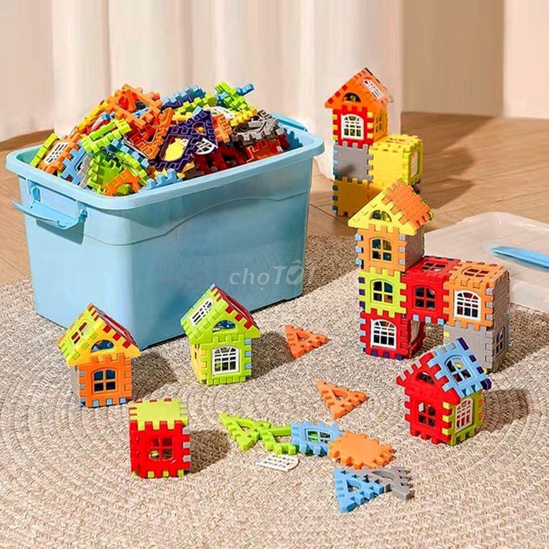 Đồ chơi xếp hình Nhà khối 3D Nhựa an toàn. Mua bán Mẹ và bé tại Quận Ninh Kiều Cần Thơ được đăng bởi PHƯỚC HIỆP hình 1