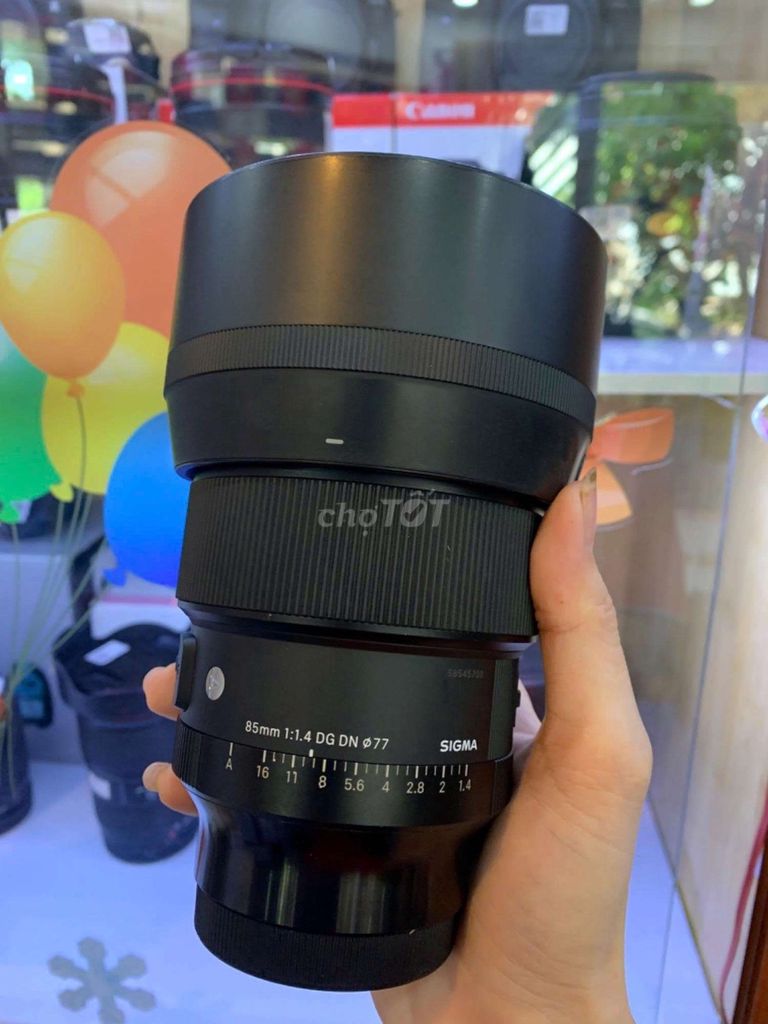 Ống kính Sigma 85 F1.4 Art Sony Đen. Mua bán Máy ảnh, Máy quay tại Quận 1 Tp Hồ Chí Minh được đăng bởi Thanh Thanh hình 1