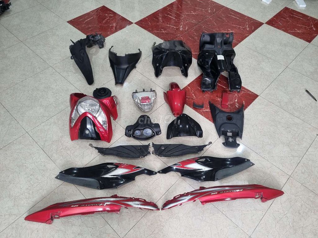 Full dàn áo Hayate sc tặng đèn và đồng hồ. Mua bán Phụ tùng xe tại Huyện Nhơn Trạch Đồng Nai được đăng bởi Vlap Fam hình 3