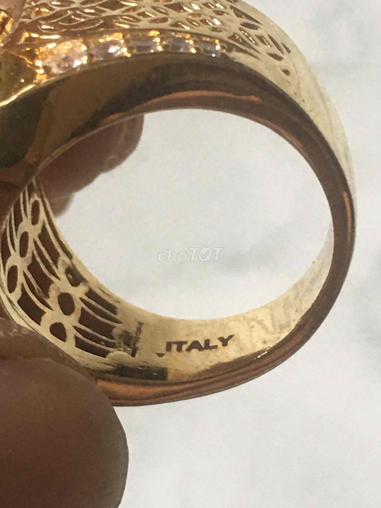 nhẫn bạc  Italy  size 18.5 nặng 6 chỉ 8
