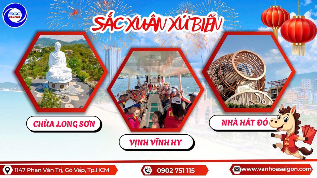 Tour Tết Nha Trang - Vĩnh Hy - SGC Tourist. Du lịch tại Quận Gò Vấp Tp Hồ Chí Minh được đăng bởi SGC Tourist hình 1
