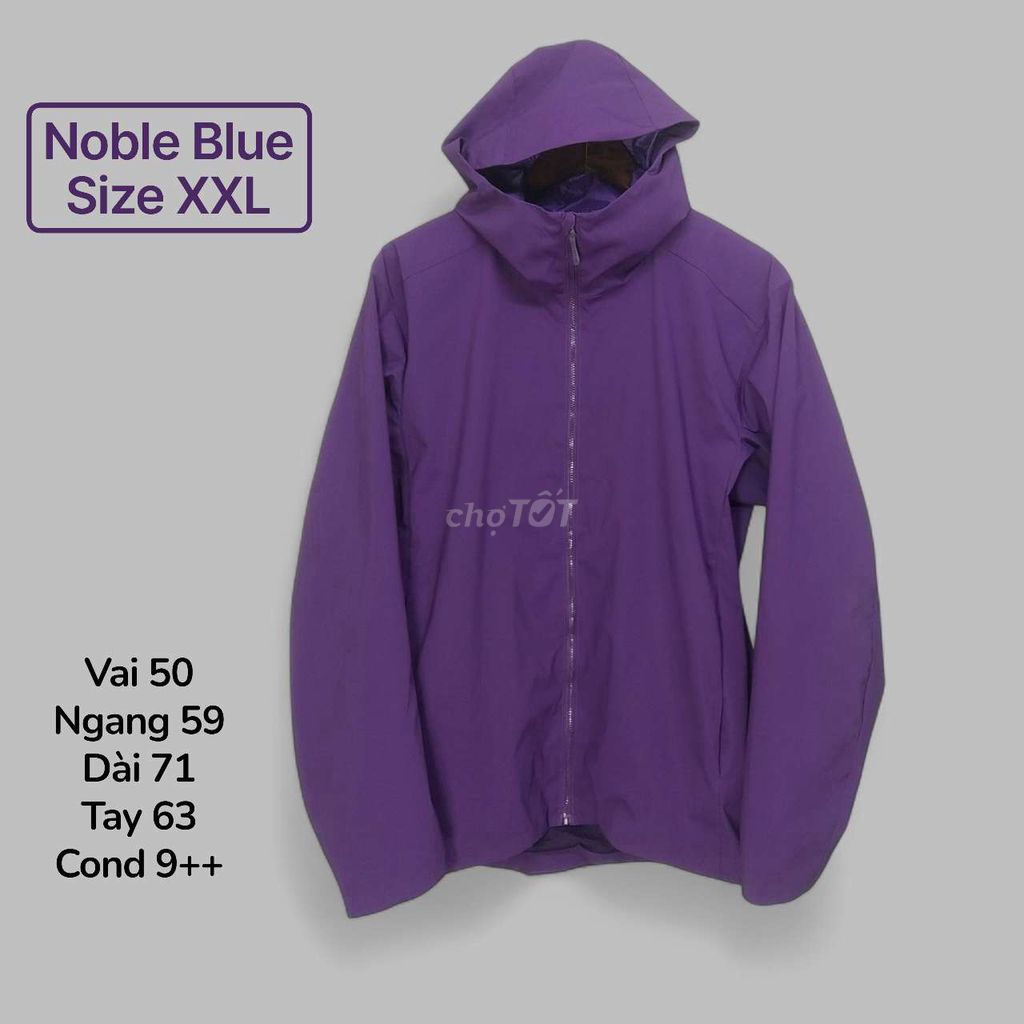 Áo khoác Noble Blue Nam Tím Dù gió lót lưới. Mua bán Quần áo tại Quận Tây Hồ Hà Nội được đăng bởi Xem Nữa ở Đây hình 1