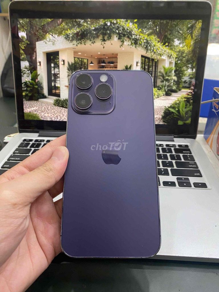Apple iPhone 14 Pro Max 128GB Tím đã thay pin. Mua bán Điện thoại tại Quận 3 Tp Hồ Chí Minh được đăng bởi Tuấn Nguyễn hình 1