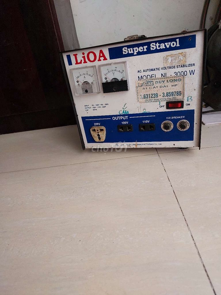 Ổn áp Lioa NL-3000W Đồng. Mua bán Đồ chuyên dụng, Giống nuôi trồng tại Quận Ngô Quyền Hải Phòng được đăng bởi Dung Hung hình 1