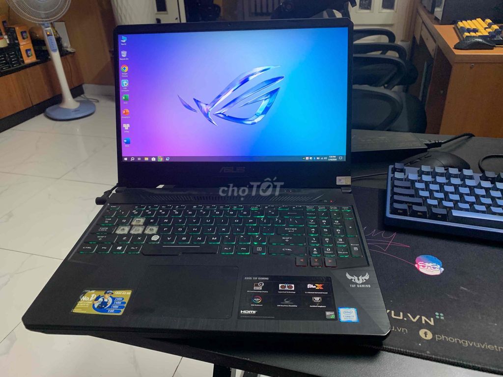 Assus TUF I7 8705H/16G/SSD 256G/GTX1050ti 4G/15.6". Mua bán Laptop tại Quận Tân Phú Tp Hồ Chí Minh được đăng bởi Máy Bộ Giá Rẻ Tân Phú hình 1