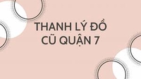 Thu Mua Đồ Cũ TpHcm Quận 7