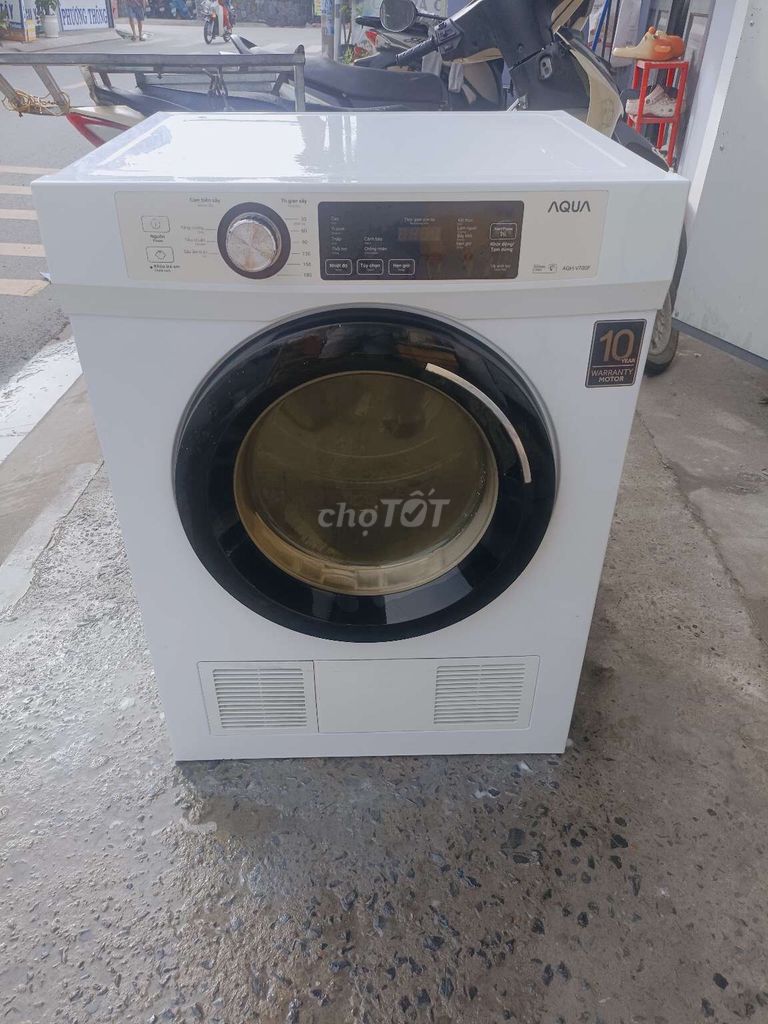 Máy sấy quần áo Aqua 7kg mới 95% êm ái nhẹ điện. Mua bán Máy giặt tại Quận Gò Vấp Tp Hồ Chí Minh được đăng bởi Lê Cường  hình 1