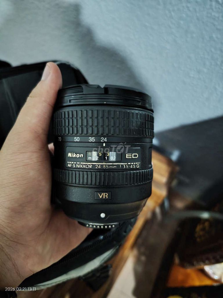 Ống kính Nikon 24-85mm f/2.5-4.5G VR Đen. Mua bán Máy ảnh, Máy quay tại Quận Gò Vấp Tp Hồ Chí Minh được đăng bởi ni omnddn hình 1