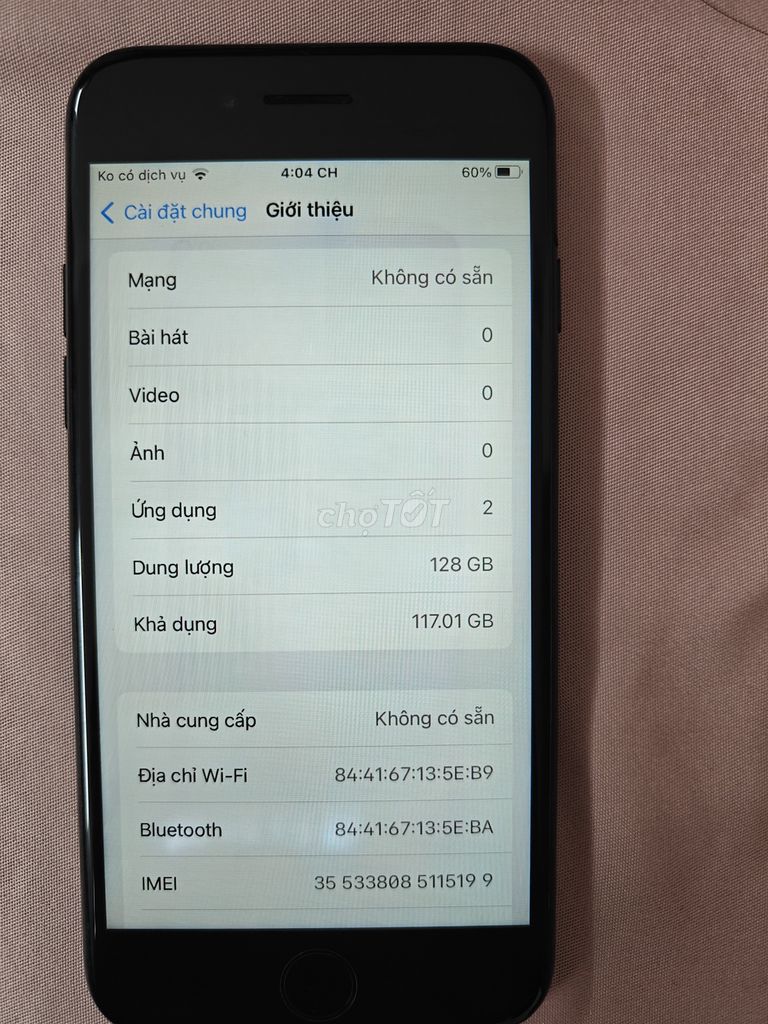 Apple iPhone 7 128GB Đen Đã sử dụng. Mua bán Điện thoại tại Thành phố Bắc Ninh Bắc Ninh được đăng bởi Quang hình 1