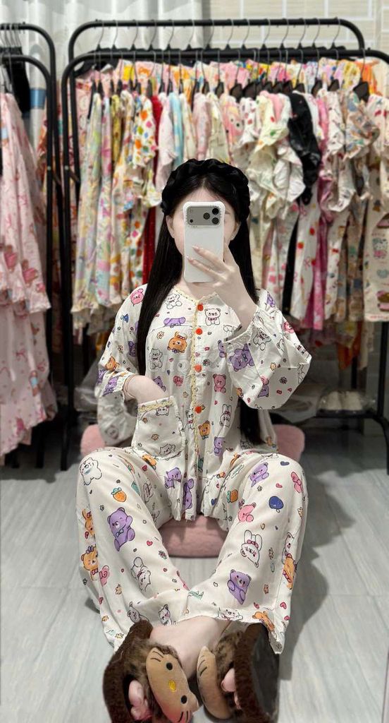 Đồ ngủ nữ Tole có ren 40-65kg. Mua bán Quần áo tại Huyện Vĩnh Thuận Kiên Giang được đăng bởi Thảo Thanh hình 1