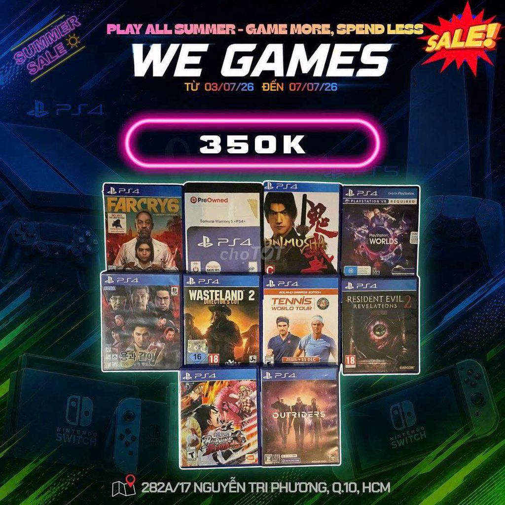 Sale ít đĩa game ps4 cho anh em. Mua bán Thiết bị chơi game tại Quận 10 Tp Hồ Chí Minh được đăng bởi Quốc Nam hình 1