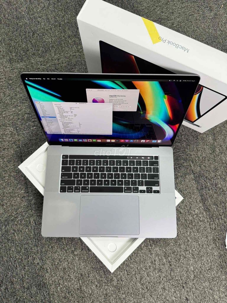 MACBOOK PRO 2019/16inch /i9/64G/512G vga 8G. Mua bán Laptop tại Thành phố Thủ Đức Tp Hồ Chí Minh được đăng bởi JP mobile  hình 1