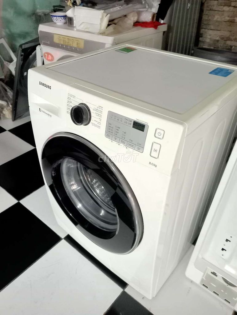 Thanh lý máy giặt Samsung inverter 8kg nguyên zinn. Mua bán Máy giặt tại Quận Tân Phú Tp Hồ Chí Minh được đăng bởi Điện Tử Quách Điêu hình 2