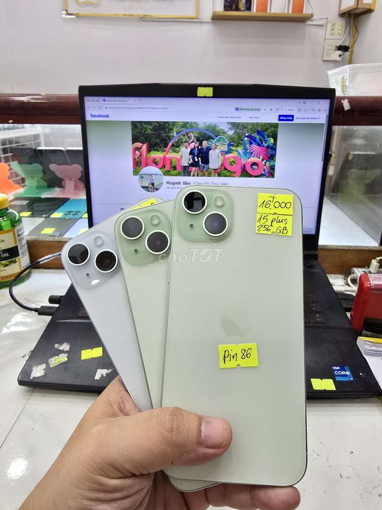 (Ổ Sim) iPhone 15 Plus 128GB - 256GB - 512GB. Mua bán Điện thoại tại Thành phố Long Xuyên An Giang được đăng bởi Facebook Cầm Đồ Thúy Vân hình 1