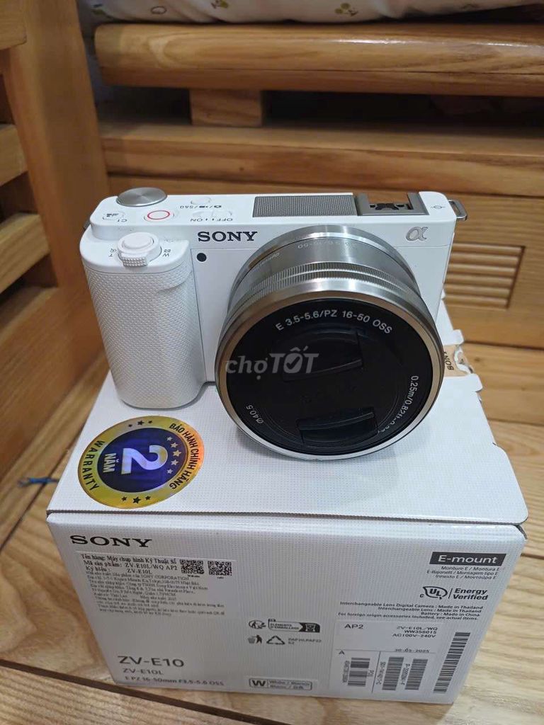Máy ảnh Sony ZV-E10 Trắng. Mua bán Máy ảnh, Máy quay tại Thành phố Nha Trang Khánh Hòa được đăng bởi Vũ Lê Quang hình 1