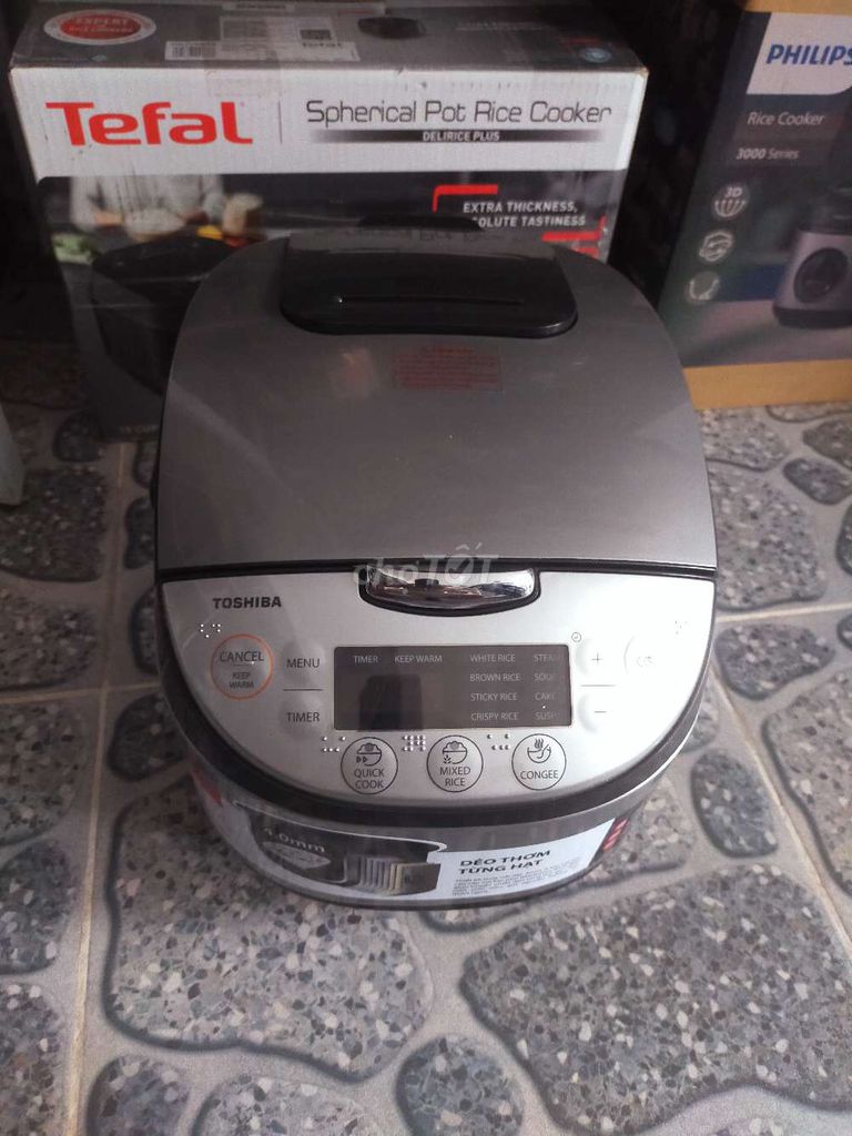 Nồi cơm điện tử Toshiba 1.8L. Mua bán Bếp, lò, đồ điện nhà bếp tại Quận Cẩm Lệ Đà Nẵng được đăng bởi Bùi Văn Thái  hình 1