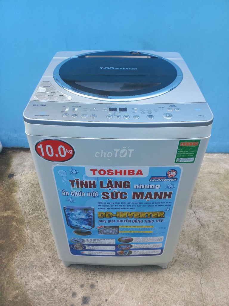 Máy giặt Toshiba 10kg Inverter Xám. Mua bán Máy giặt tại Quận Bình Tân Tp Hồ Chí Minh được đăng bởi Boy  hình 1