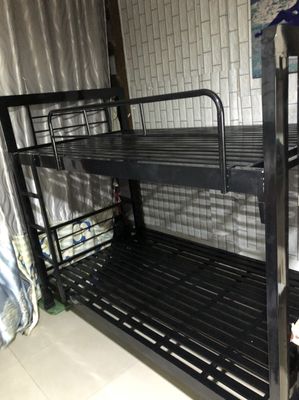 giường tầng sắt loại tốt, sắt trụ hộp 48 ĐẸP