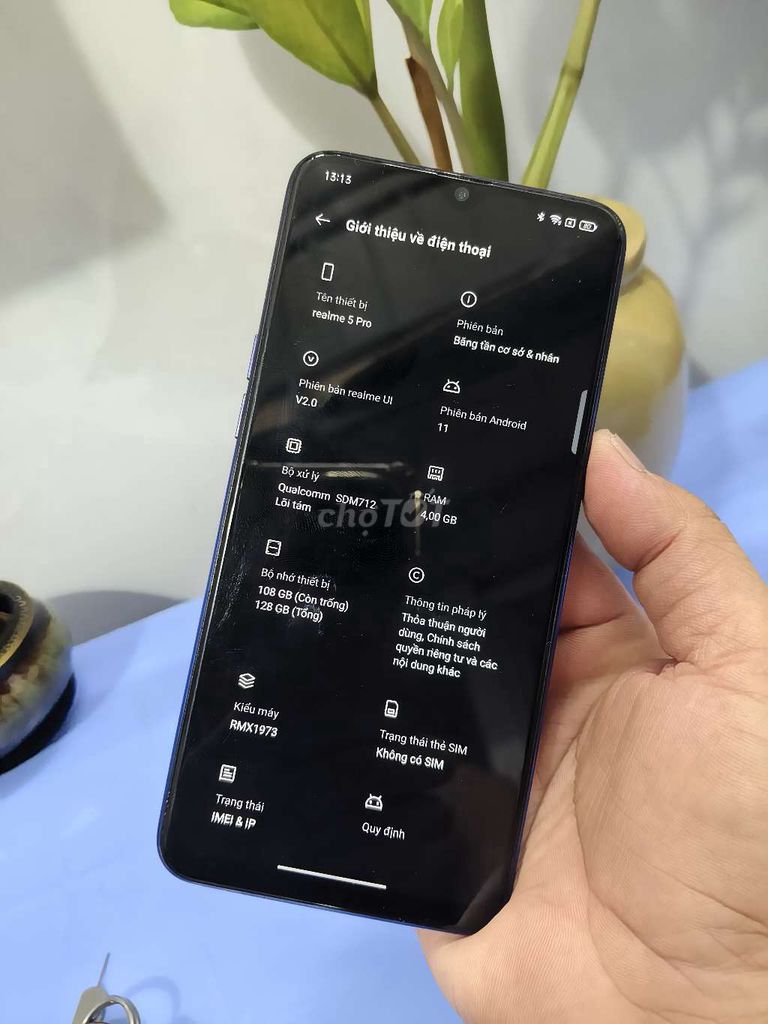 Realme 5 Pro 128GB Tím. Mua bán Điện thoại tại Quận Tân Bình Tp Hồ Chí Minh được đăng bởi Mr Phước hình 1