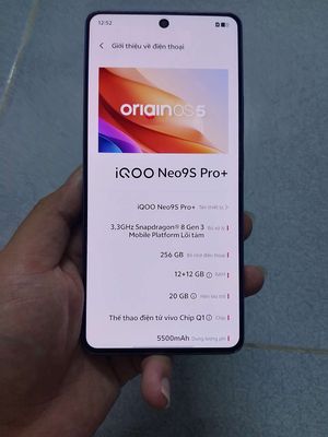 Iqoo neo 9s pro plus. Mua bán Điện thoại tại Quận Ba Đình Hà Nội được đăng bởi maison