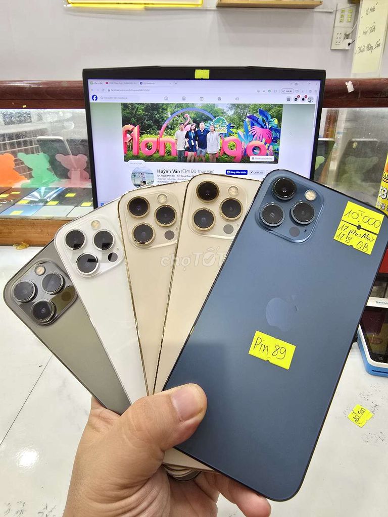 Apple iPhone 12 Pro Max 128GB ~ 256GB. Mua bán Điện thoại tại Thành phố Long Xuyên An Giang được đăng bởi Facebook Cầm Đồ Thúy Vân hình 1